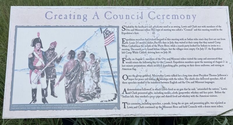 Creating a Council Ceremony Marker image. Click for full size.
