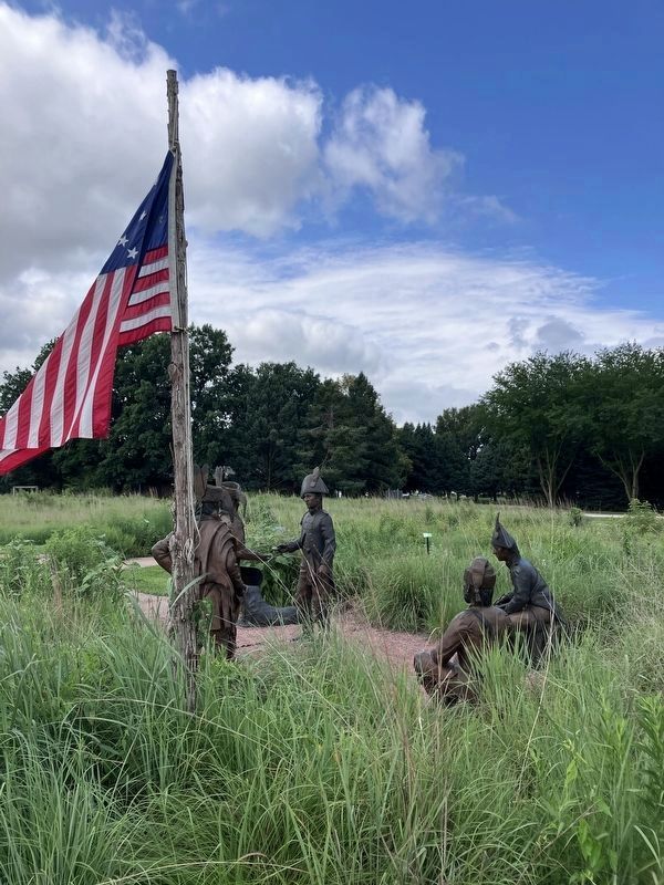 First Council Commemorative Bronze Sculptures image. Click for full size.