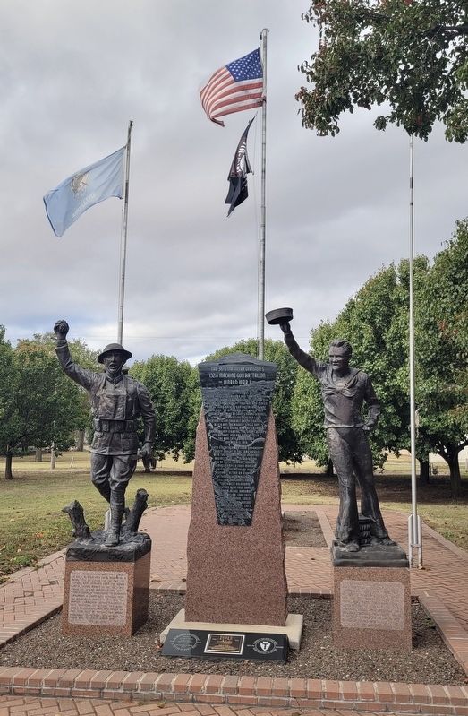 The 36th Infantry Division's 132nd Machine Gun Battalion Marker. Click for full size. The 36th Infantry Division's 132nd Machine Gun Battalion Marker image. Click for full size.
