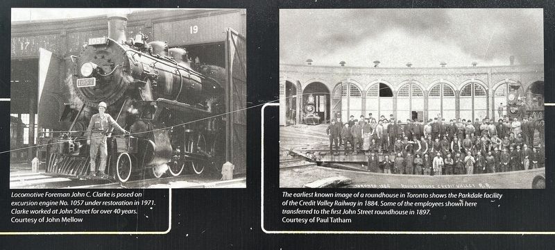Workers of John Street marker photos and captions detail (bottom) image. Click for full size.