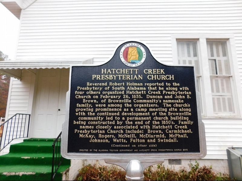 Hatchett Creek Presbyterian Church Marker image. Click for full size.