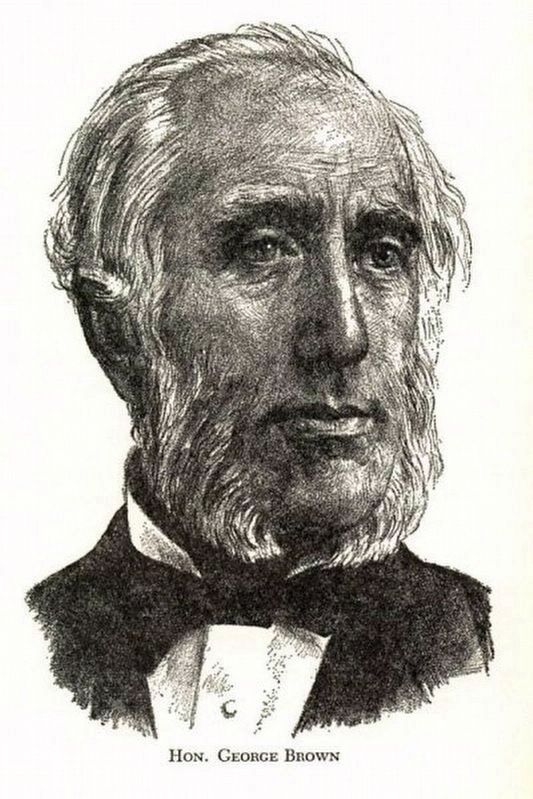 Hon. George Brown image. Click for full size.