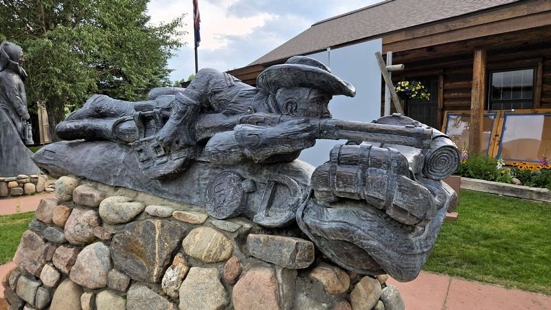 Frontier Infantry Sculpture image. Click for full size.