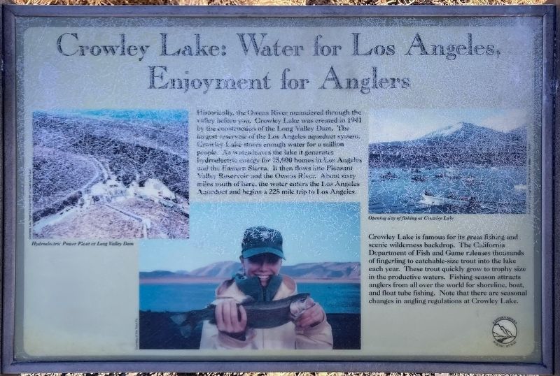 Another Crowley Lake Marker image. Click for full size.