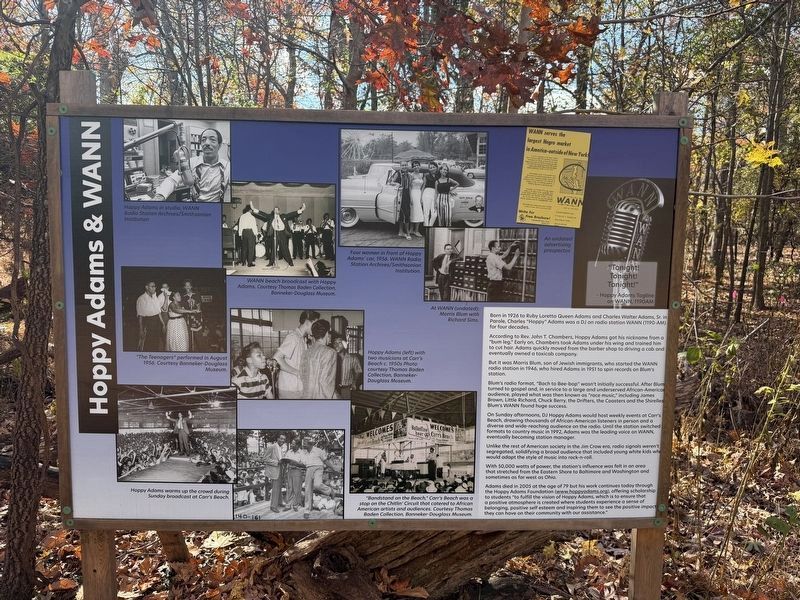 Hoppy Adams & WANN Marker image. Click for full size.