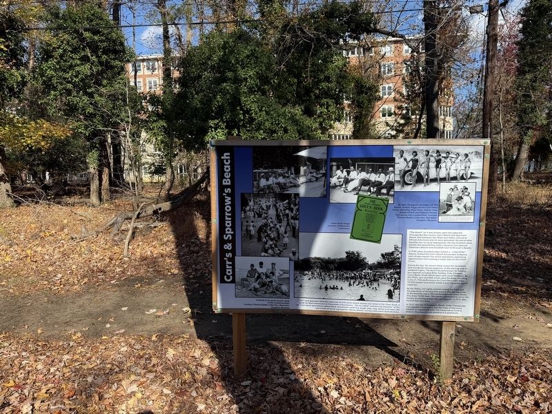 Carr's and Sparrow's Beach Marker image. Click for full size.