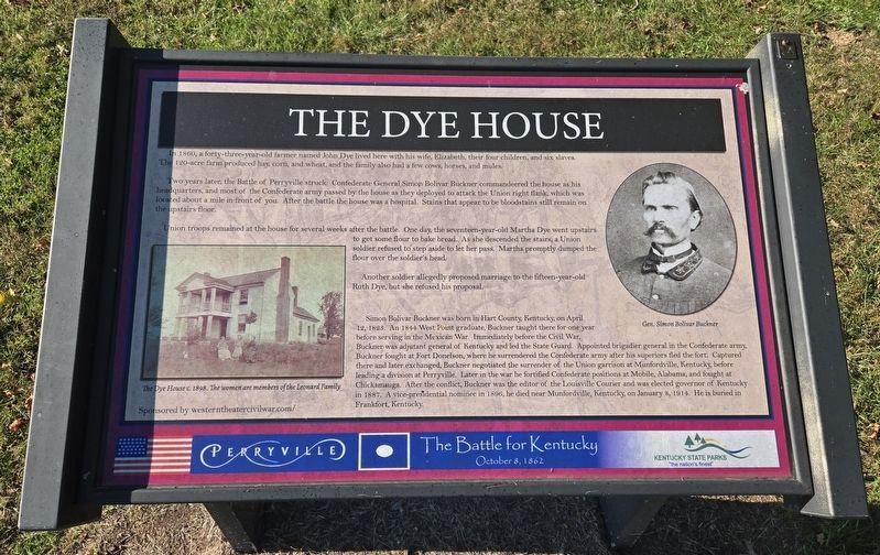 The Dye House Marker image. Click for full size.