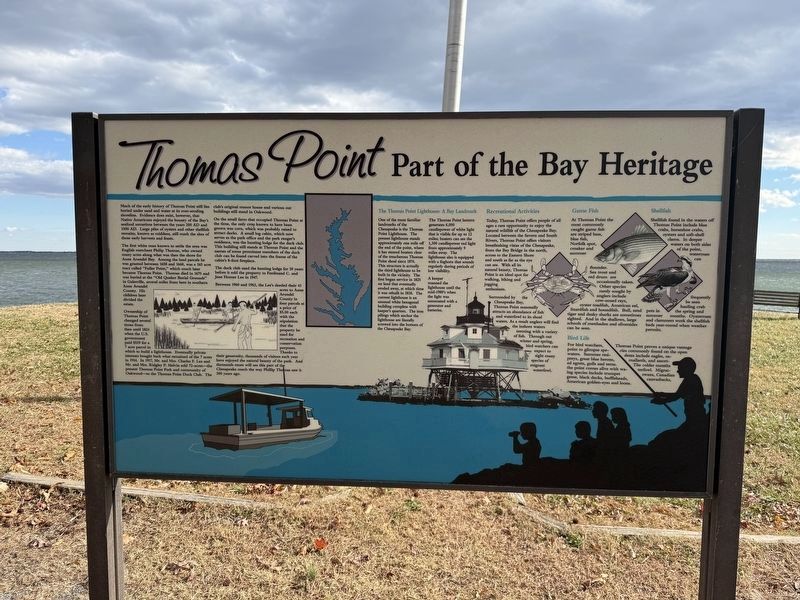 Thomas Point side of the marker image. Click for full size.