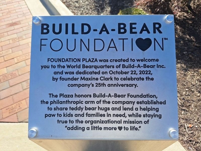Build-A-Bear Foundation Marker image. Click for full size.