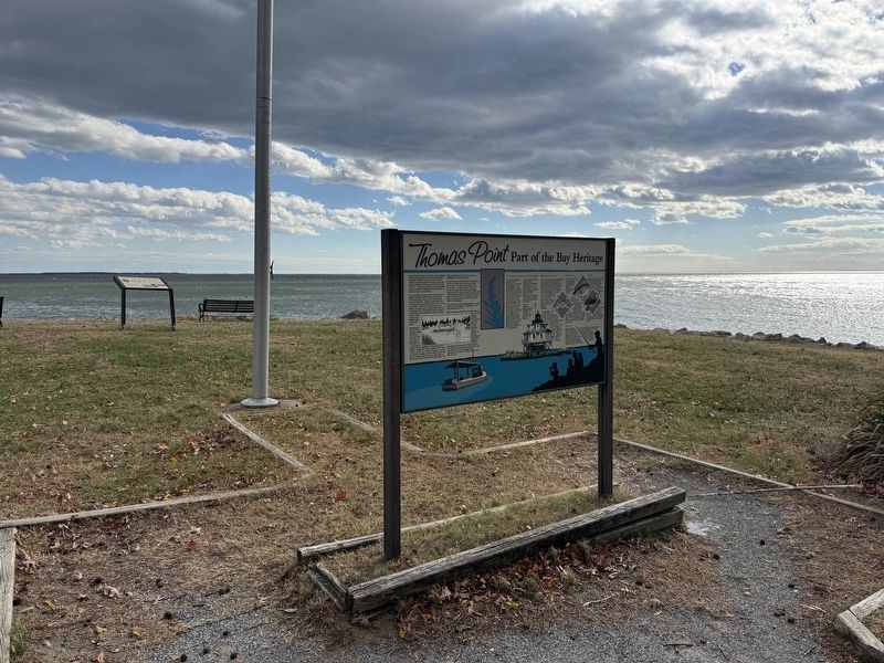 Thomas Point / Our Abundant Chesapeake Marker image. Click for full size.