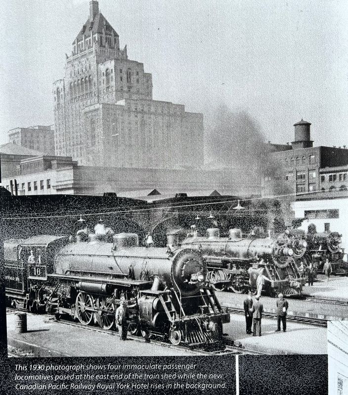 Union Station marker photo and caption detail (top) image. Click for full size.