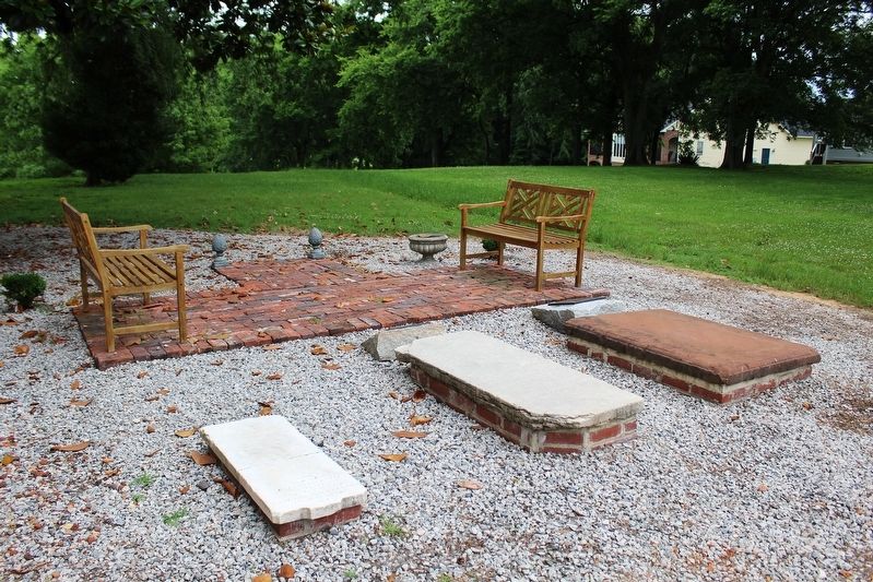 Early Grave Markers at Old Brick House image. Click for full size.