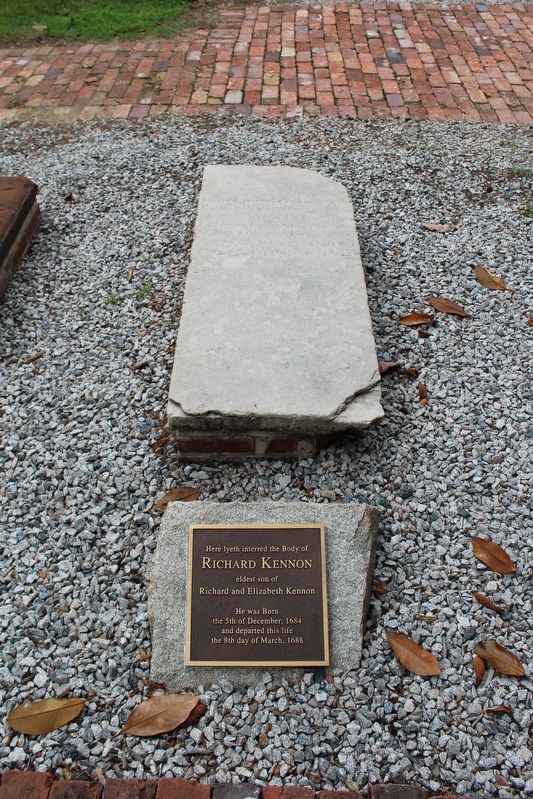 Richard Kennon Slab Marker image. Click for full size.