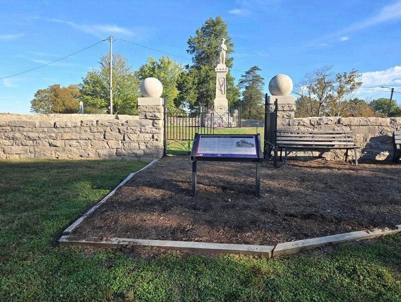 Confederate Cemetery Marker image. Click for full size.