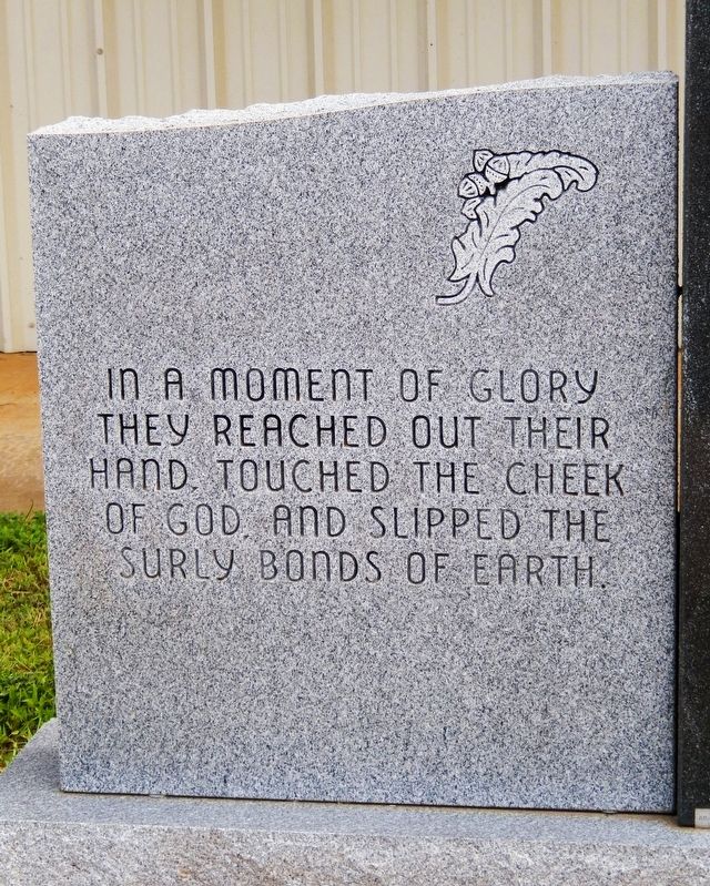 World War II Memorial (<i>left panel</i>) image. Click for full size.