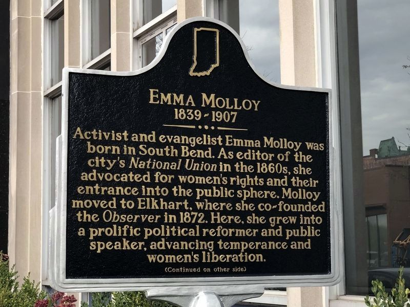Emma Molloy Marker, side one image. Click for full size.