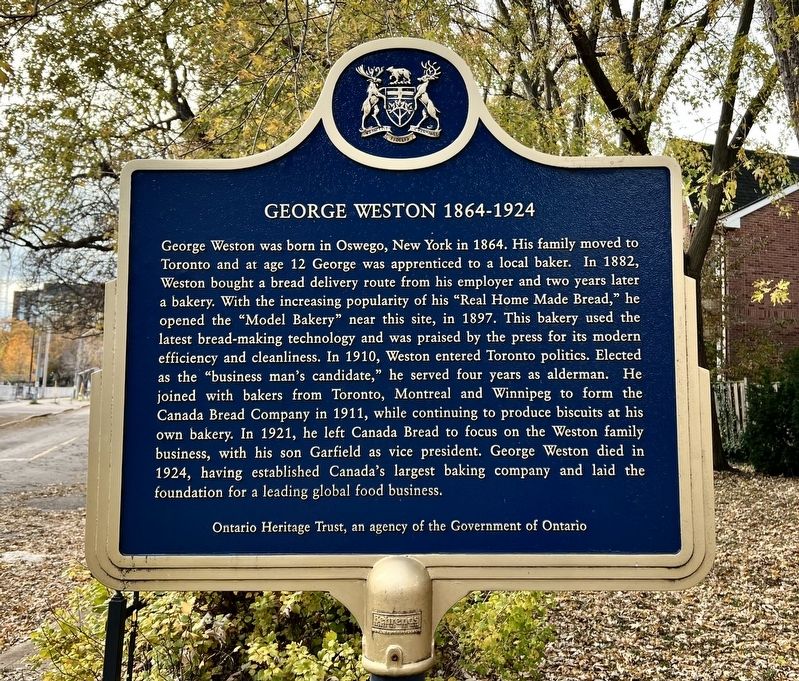 George Weston 1864-1924 Marker image. Click for full size.