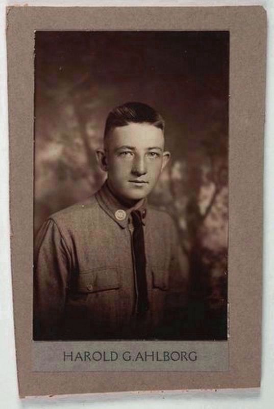 Harold Ahlborg (1899-1918) image. Click for full size.