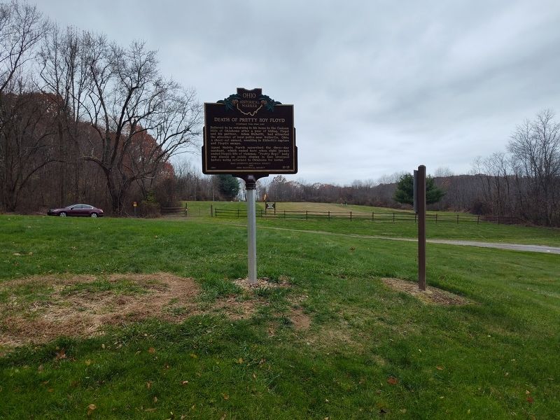 Death Of Pretty Boy Floyd Marker image. Click for full size.