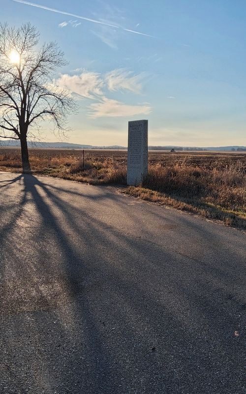 Maine Prairie Corners Marker. Click for full size. Maine Prairie Corners Marker image. Click for full size.