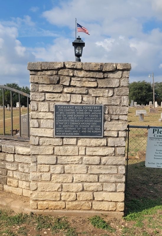 Pleasant Hill Cemetery Marker image. Click for full size.