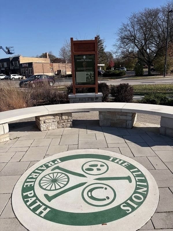 Welcome to the Founders Memorial in downtown Warrenville. Click for full size. Welcome to the Founders Memorial in downtown Warrenville image. Click for full size.