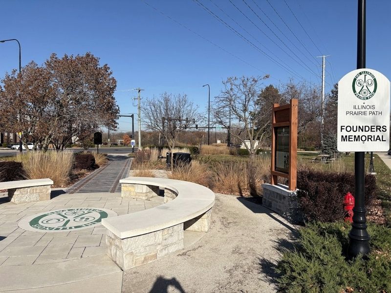 Welcome to the Founders Memorial Marker. Click for full size. Welcome to the Founders Memorial Marker image. Click for full size.