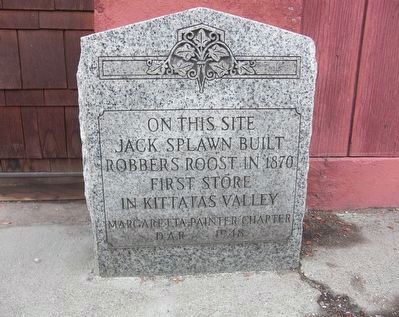 Robbers Roost Marker image. Click for full size.