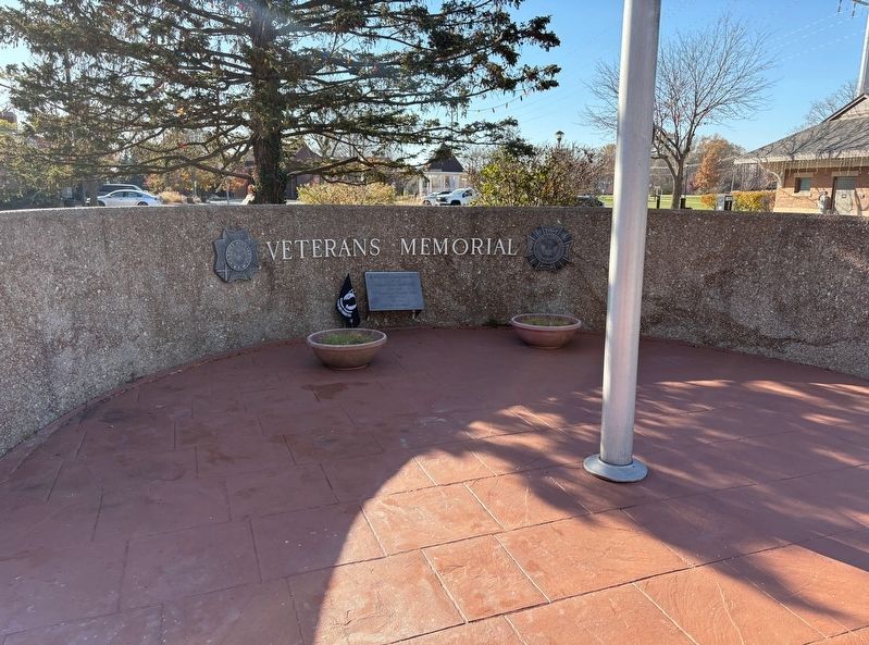 Warrenville Veterans Memorial Marker image. Click for full size.