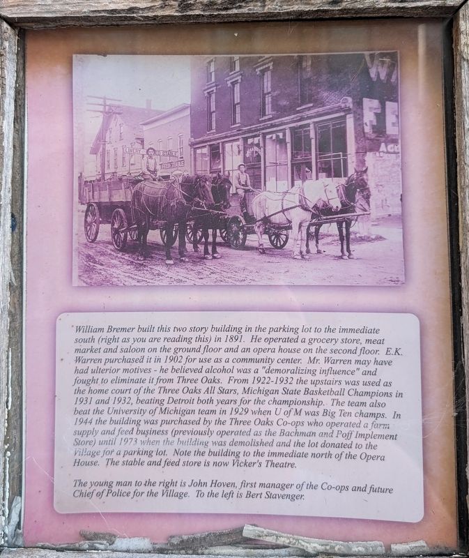 Vicker's Theatre Marker image. Click for full size.