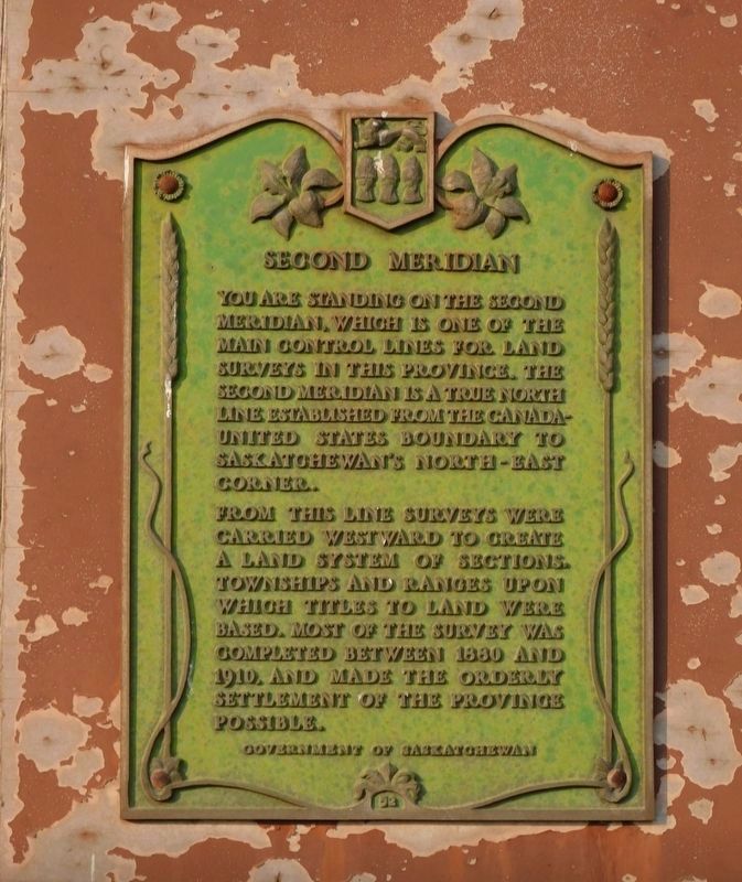 Second Meridian Marker. Click for full size. Second Meridian Marker image. Click for full size.