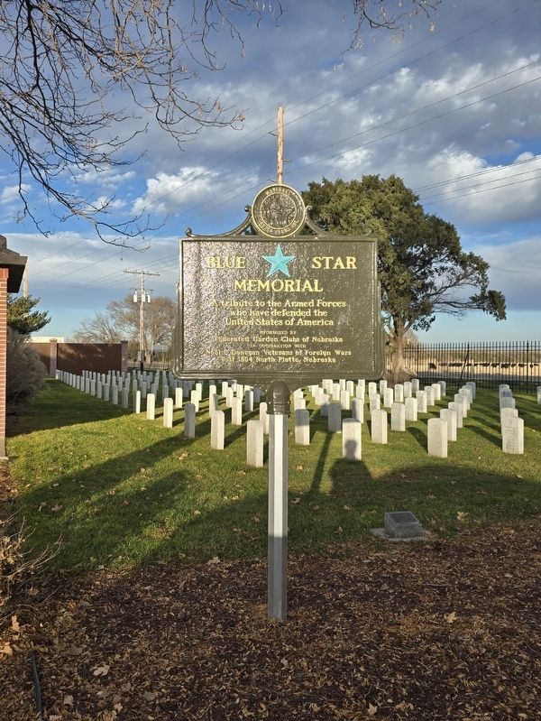 Blue Star Memorial. Click for full size. Blue Star Memorial image. Click for full size.
