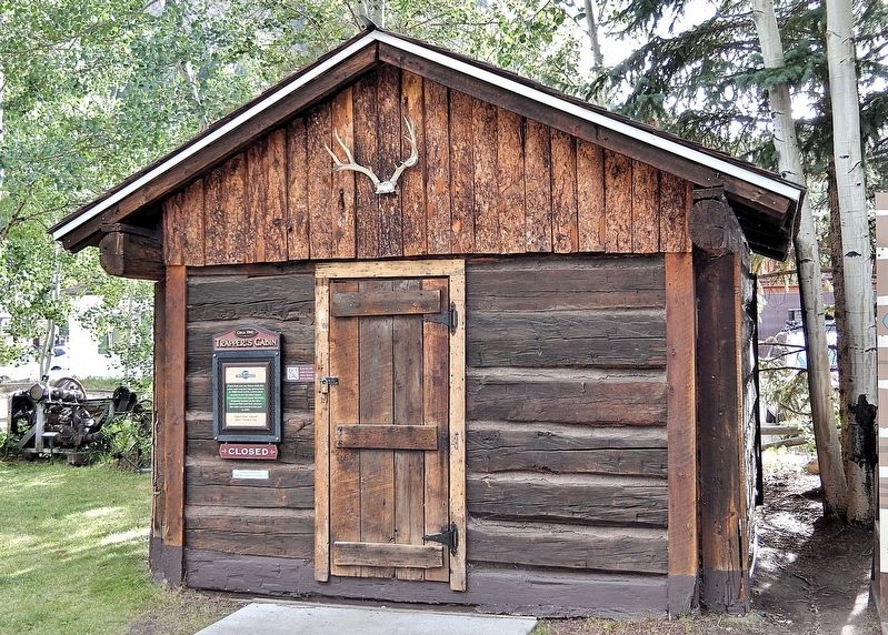Trapper's Cabin Marker. Click for full size. Trapper's Cabin Marker image. Click for full size.