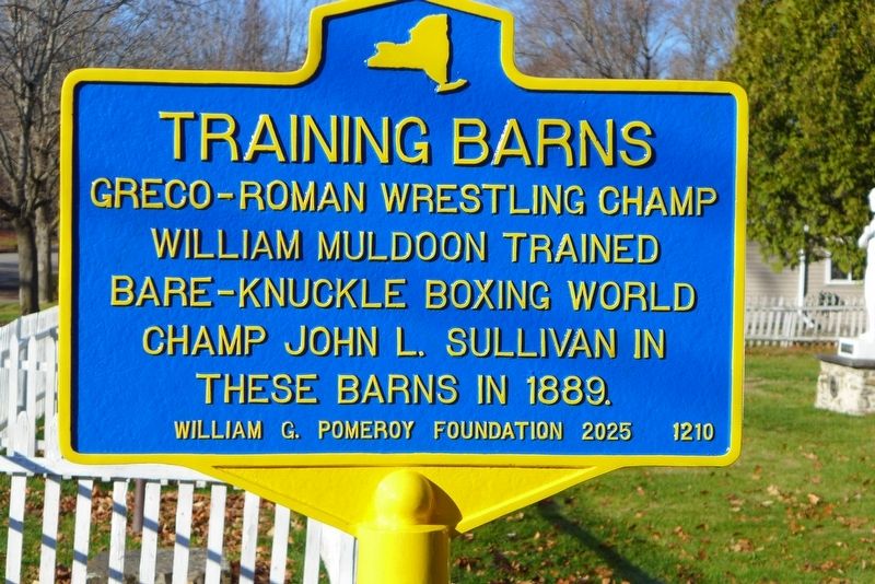 Training Barns Marker image. Click for full size.