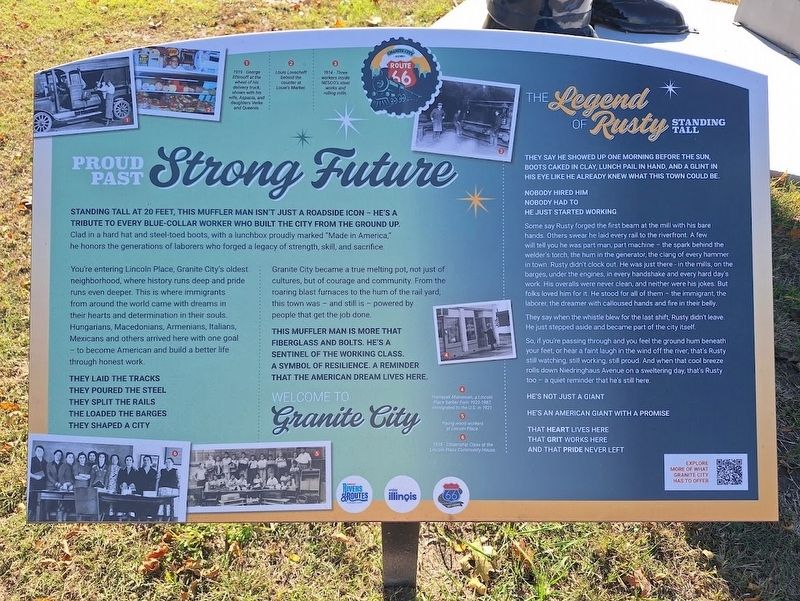 Proud Past Strong Future Marker. Click for full size. Proud Past Strong Future Marker image. Click for full size.