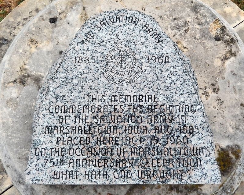 The Salvation Army Marker. Click for full size. The Salvation Army Marker image. Click for full size.