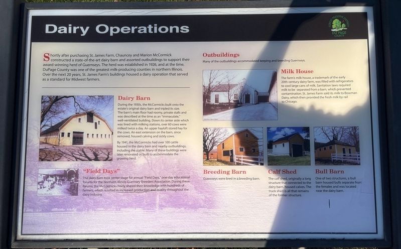 Dairy Operations Marker. Click for full size. Dairy Operations Marker image. Click for full size.