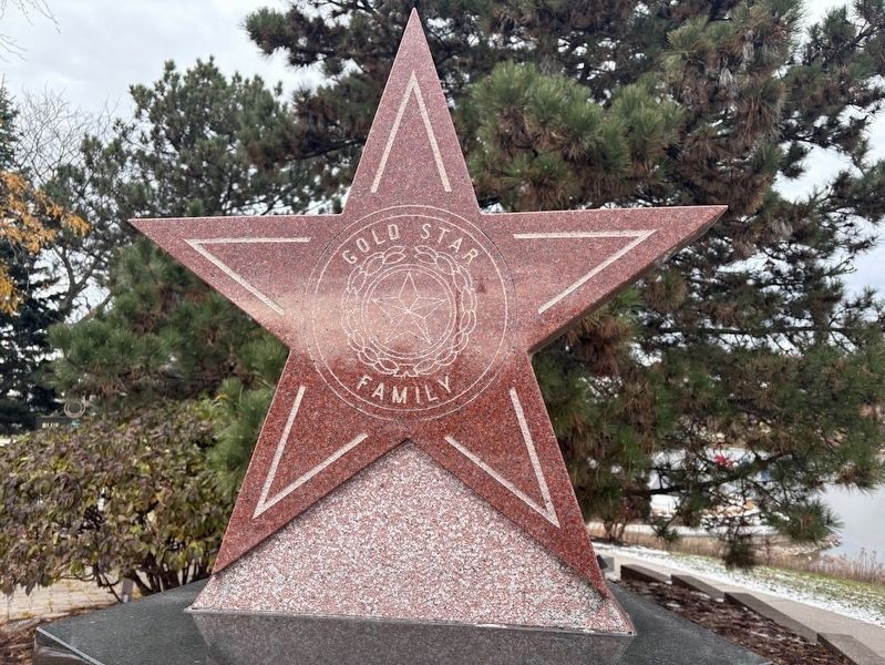 Gold Star Families star. Click for full size. Gold Star Families star image. Click for full size.