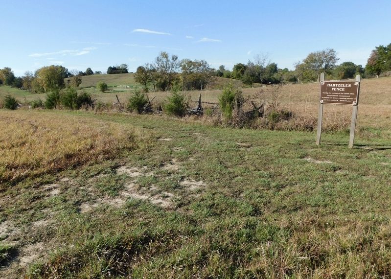 Hartzell's Fence Marker. Click for full size. Hartzell's Fence Marker image. Click for full size.