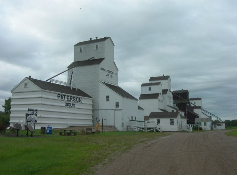 Inglis Grain Elevators Marker image. Click for full size.