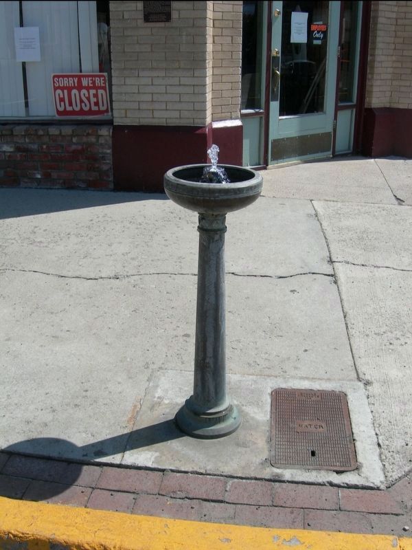 Benson Bubbler Marker. Click for full size. Benson Bubbler Marker image. Click for full size.