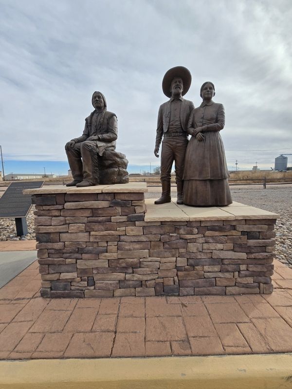 Dedicated to the Hearty Souls Who First Settle the Plains of Northeast Colorado image. Click for full size.