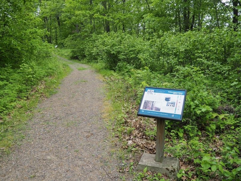 Northern Hardwood Forest Marker on the Kathio Landmark Trail. Click for full size. Northern Hardwood Forest Marker on the Kathio Landmark Trail image. Click for full size.