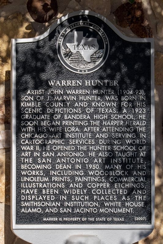 Warren Hunter Marker image. Click for full size.