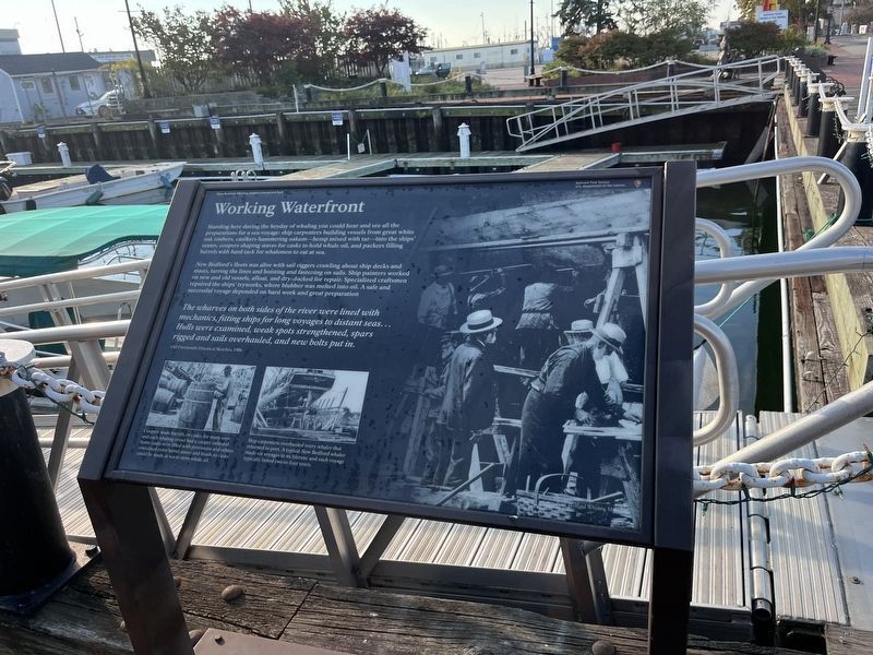 Working Waterfront Marker. Click for full size. Working Waterfront Marker image. Click for full size.