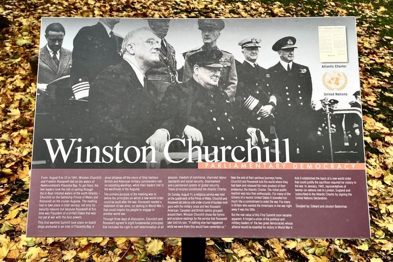Winston Churchill Marker image. Click for full size.
