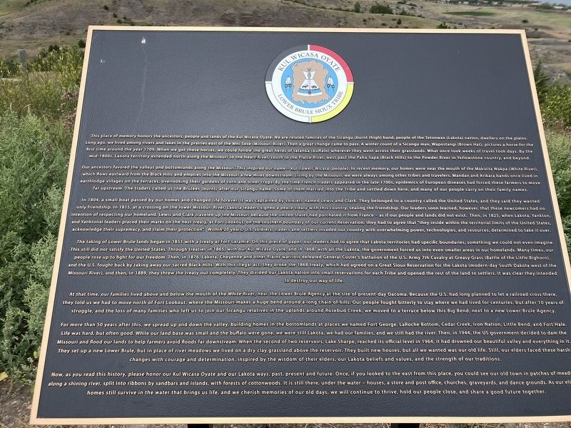Kul Wicasa Oyate Marker image. Click for full size.