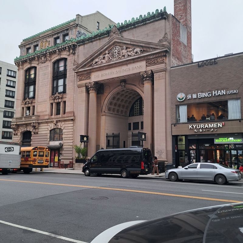 Bowery Savings Bank. Click for full size. Bowery Savings Bank image. Click for full size.