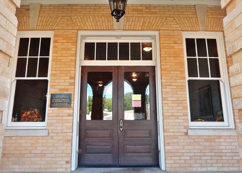 Old Main Administration Building Marker. Click for full size. Old Main Administration Building Marker image. Click for full size.