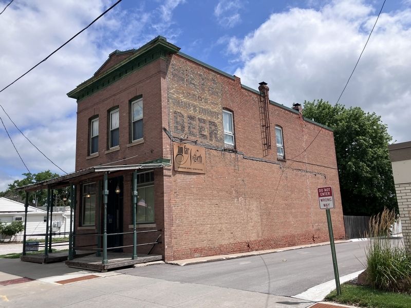 Metz Bros. Brewing Co.Building and Marker. Click for full size. Metz Bros. Brewing Co.Building and Marker image. Click for full size.